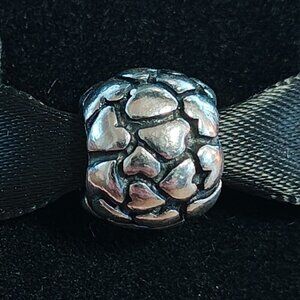 Authentic Pandora Lotsa Love Heart Charm 790174 Sterling Silver